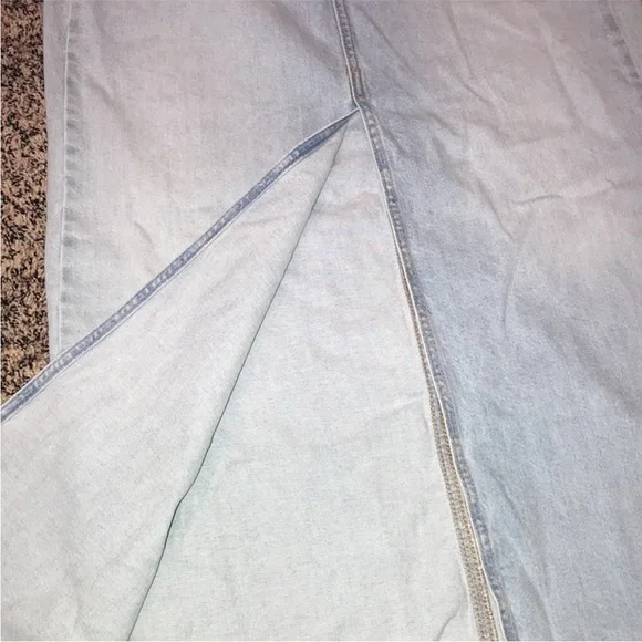 Universal Thread High Rise High Slit Soft Denim Maxi Skirt Size 6 | NWOT! - Picture 6 of 9